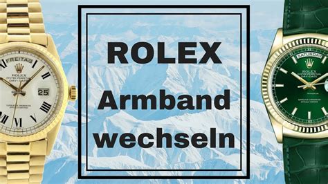 rolex band wechseln kosten|rolex armbanduhr übergabe.